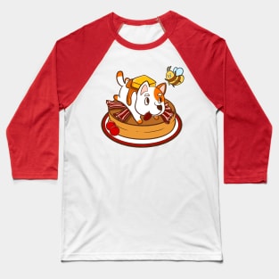 Cute waffle and dog Baseball T-Shirt